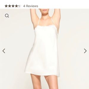 Skims Bridal Silk Slip Dress - Small